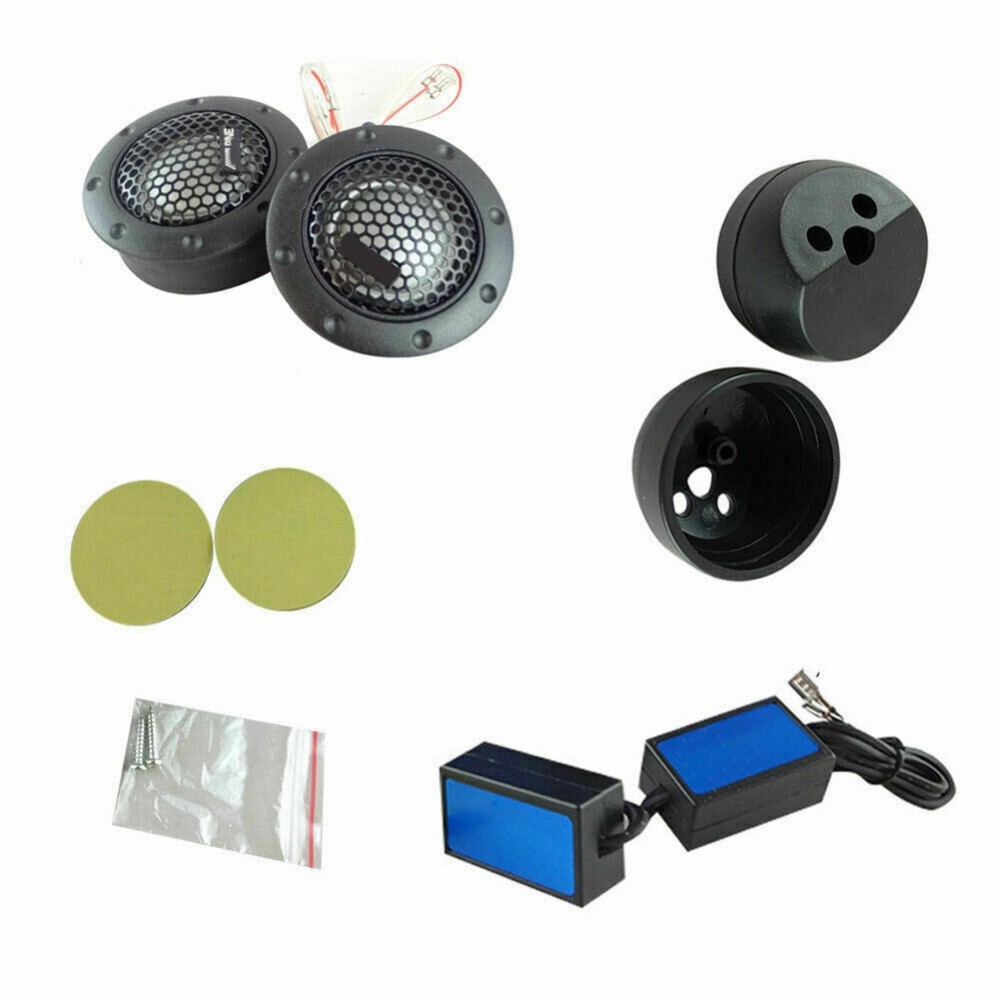 Loa Tweeters Tự Động Cân Bằng Đen DDT-S30 Thay Thế Mái Vòm Mềm 12-24V