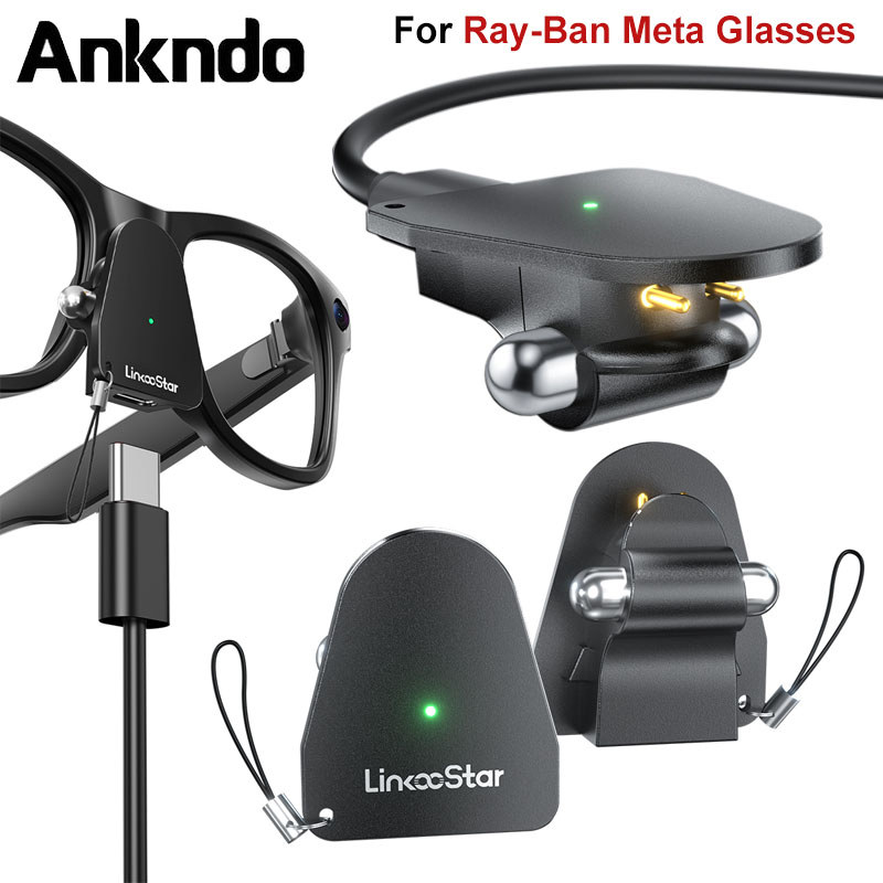 Bộ Chuyển Đổi Sạc Cho Ray-Ban Meta Glasses Gen 1 & 2 Cổng USB C P Cổng Kết Nối Cho Wayfarer, Headlin