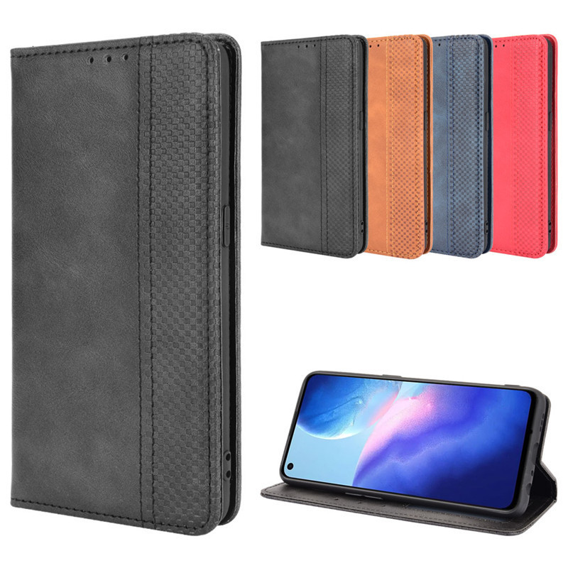 Thích hợp cho OPPO Reno5 Phiên bản 4G Vỏ điện thoại Ví đựng thẻ Vỏ bảo vệ Reno 5 4G Bao da lật từ tí