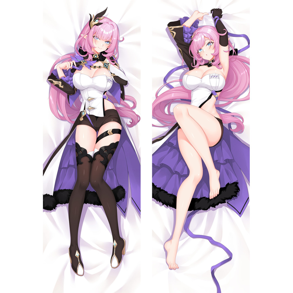 Honkai Impact 3 Elysia Dakimakura Vỏ Gối 2 Mặt Anime Trang Trí Gối In Ôm Thân Đệm Otaku Quà Tặng