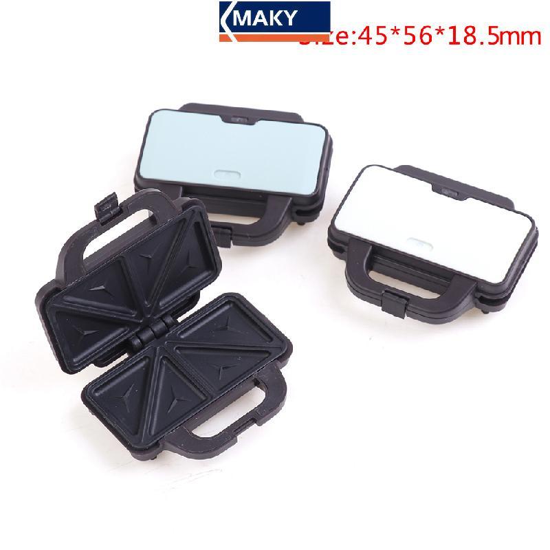 MAKY 1: 12 Nhà Búp Bê Mini Pancake Maker Waffle Sandwich Maker Nhà Bếp Điện Mẫu VN