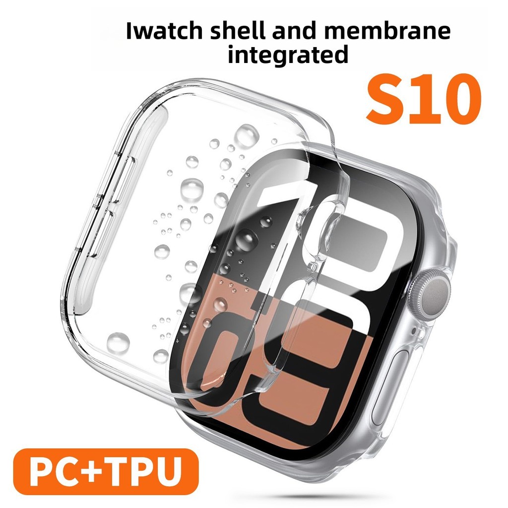 Thích hợp cho vỏ bảo vệ iwatch thế hệ thứ 10 Vỏ đồng hồ Apple thế hệ thứ 10 TPU + PC Apple Watch Cas