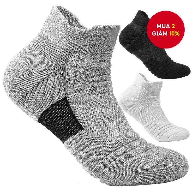 Tất thể thao nam chuyên nghiệp chạy bộ, bóng rổ, bóng đá, đi xe đạp, quần vợt, trượt tuyết chống trượt