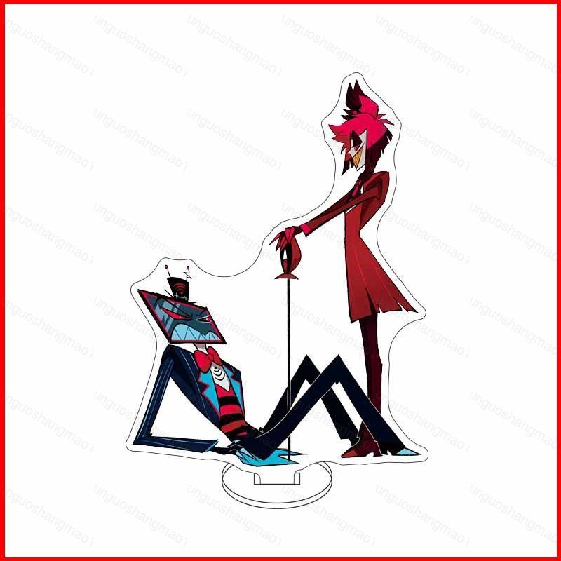 CH1 Hazbin Hotel Alastor Vaggie Hoạt Hình Acrylic Đứng Standee Anime Ngoại Vi HC1