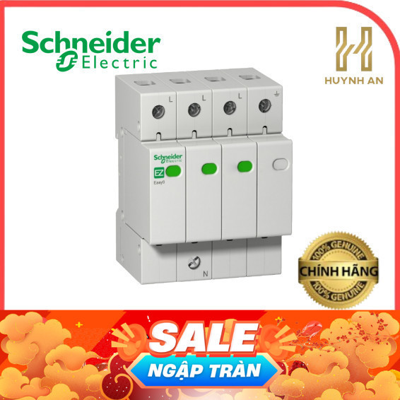 Bộ Chống Sét SE Schneider Easy9 EZ9L33720/EZ9L33745 - SPD 3P+N, Imax 20kA-45kA, Bảo Vệ Điện