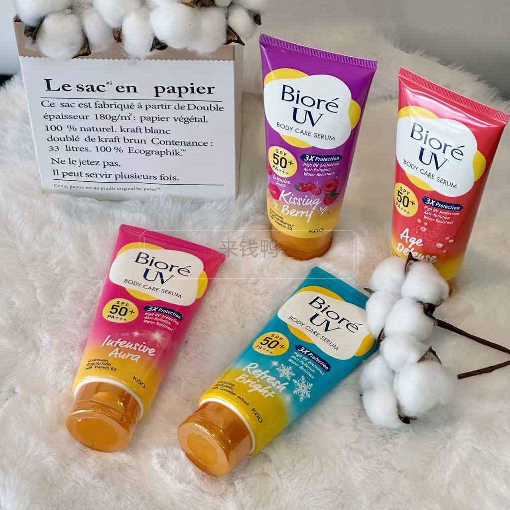 Phiên Bản Thái Biore Kem Chống Nắng Xanh Mát Biore uv Facial Body Nam Nữ Dung Tích Lớn Kem Chống Nắn