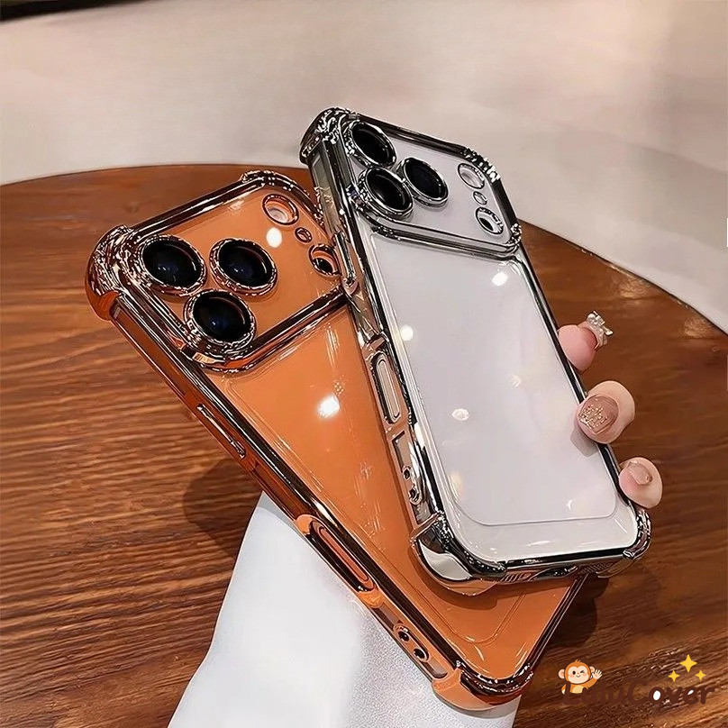 Khung Sáng Bóng Trong Suốt Ốp Lưng Điện Thoại iQOO 15 Neo 11 10 Pro Plus Z10 Turbo Pro iQOO15 iQOONe