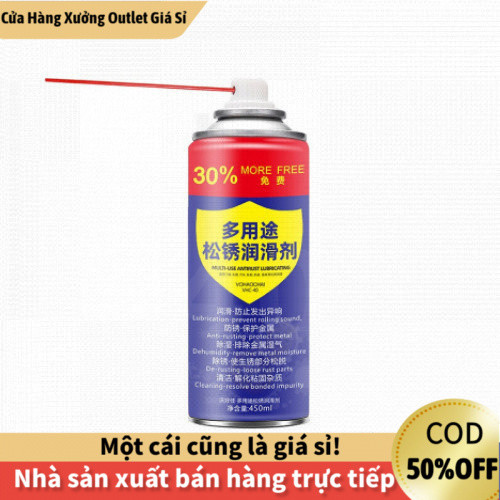 Bình xịt chống rỉ và bôi trơn đa năng 450ml