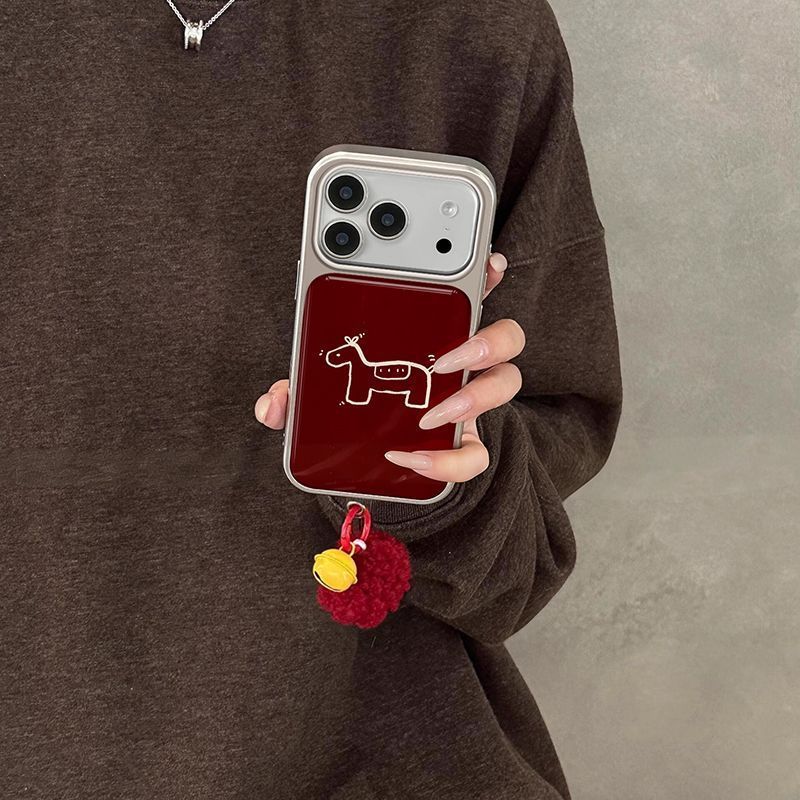 Vỏ bảo vệ điện thoại hình Pony dành cho iPhone 16 Pro & Model cũ hơn - Thiết kế thời trang