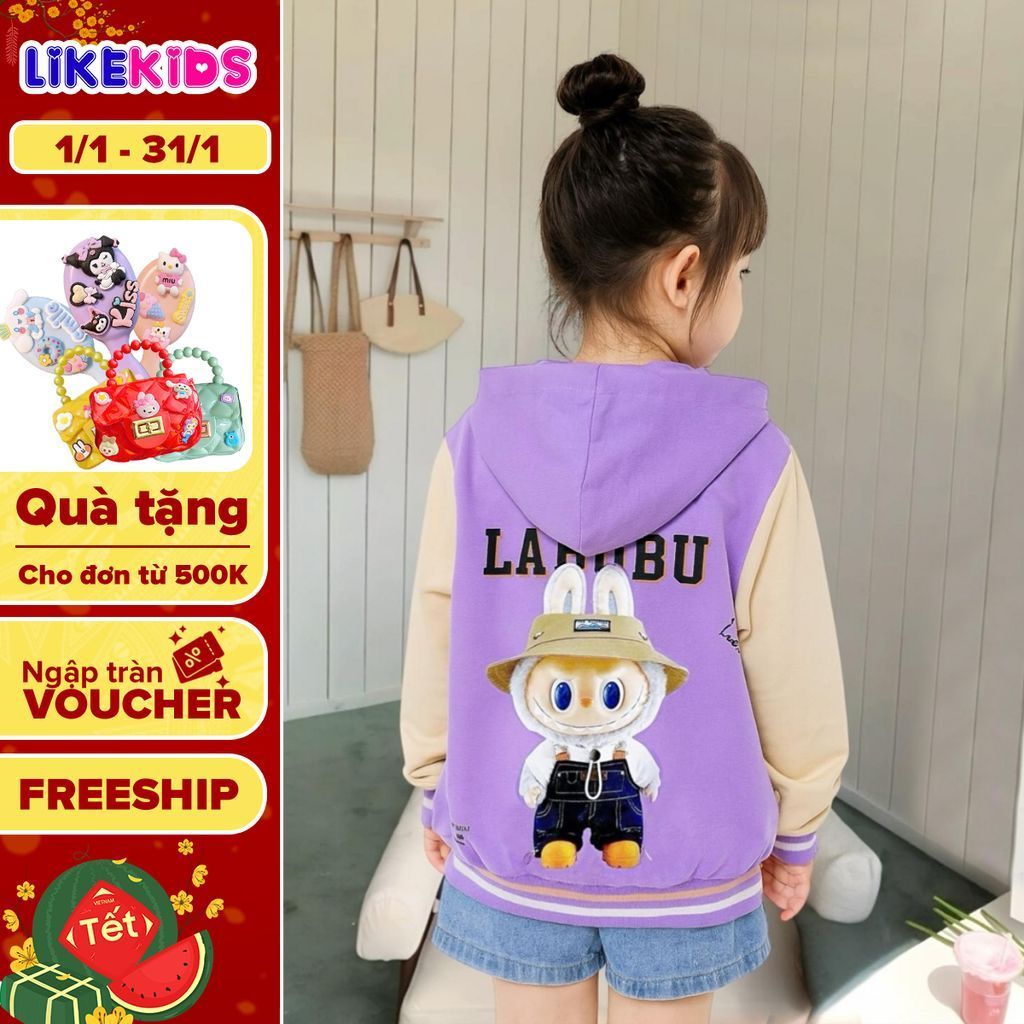 Áo khoác cho bé họa tiết BIRTHDAY - Likekids