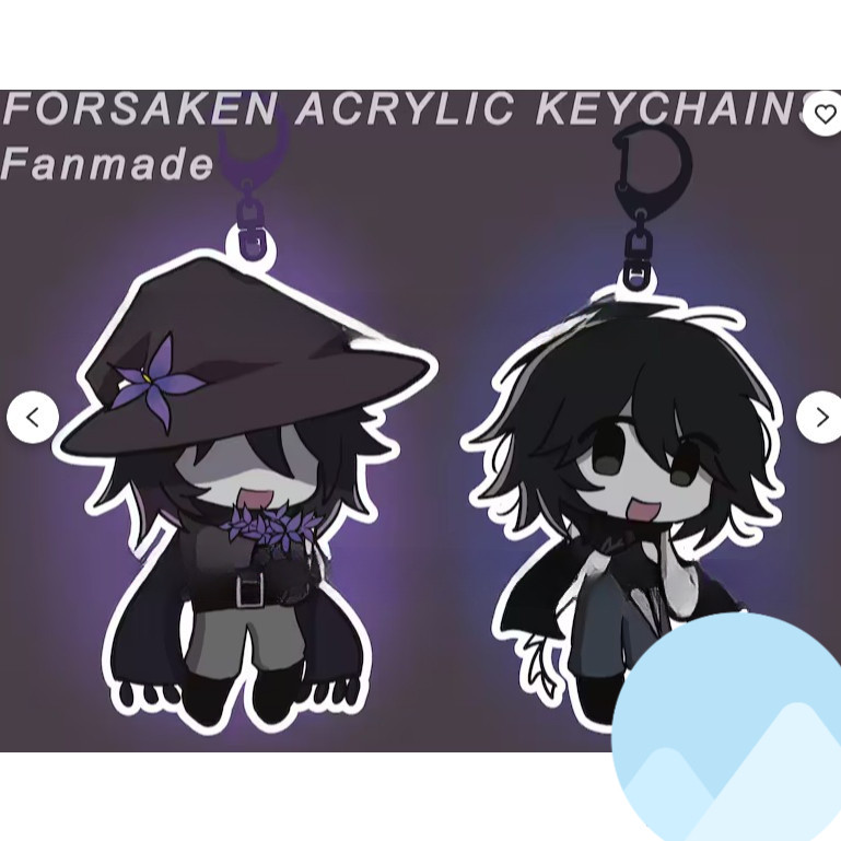 FORSAKEN PREORDERS fanmade acrylic keychains