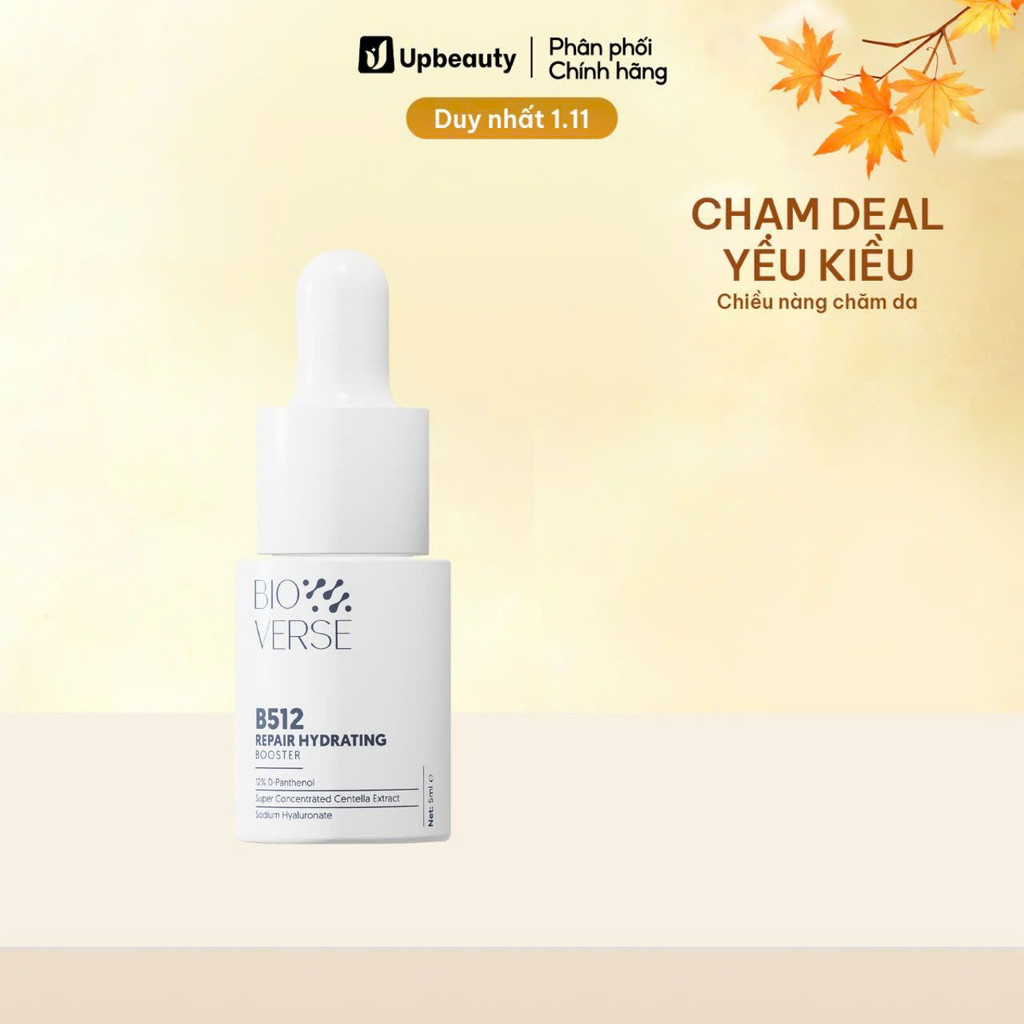 [ QUÀ TẶNG ] Tinh Chất Bioverse B512 Repair Hydrating Booster 5ml Hỗ Trợ Cấp Ẩm Và Phục Hồi Làn Da