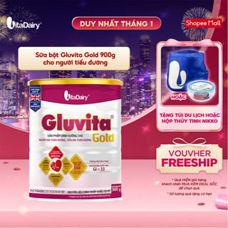  Sữa bột Gluvita Gold 900g  cho người tiểu đường  - VitaDairy 
