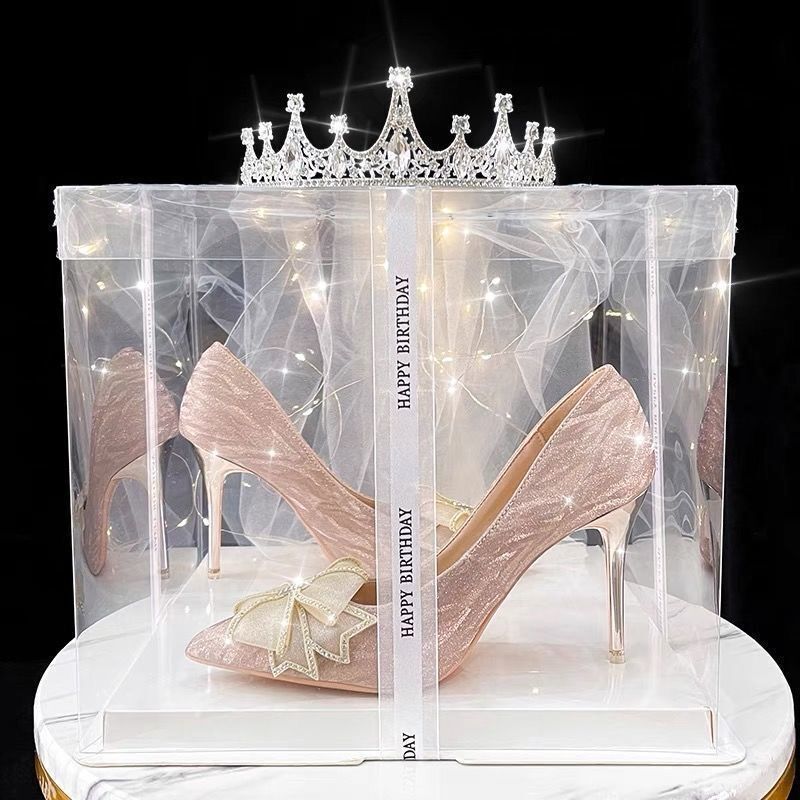 2026新款礼高跟鞋女岁成年礼生日礼物女生闺蜜实用伴娘水晶鞋婚鞋Ceremony High Heels Female Year Old Adult Ceremony Birthday Gift for