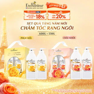   GIÁ DÙNG THỬ - SIÊU TIẾT KIỆM  Combo Dầu gội Enchanteur dưỡng tóc mượt thơm lâu 600g và Dầu xả Phục Hồi Sức Sống 550g 