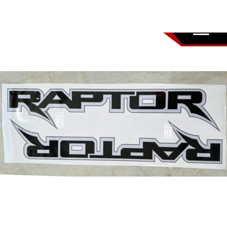 Tem chữ RAPTOR dán xe Ranger. Tem chữ Raptor dán đuôi xe ford ranger