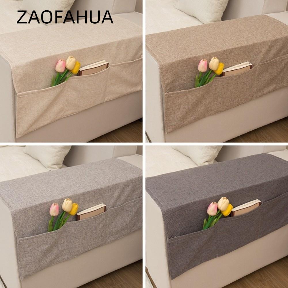 Túi đựng ghế sofa ZAOFAHUA, Bộ sắp xếp tay vịn ghế sofa có thể giặt bằng vải Polyester, 40x110 60x11