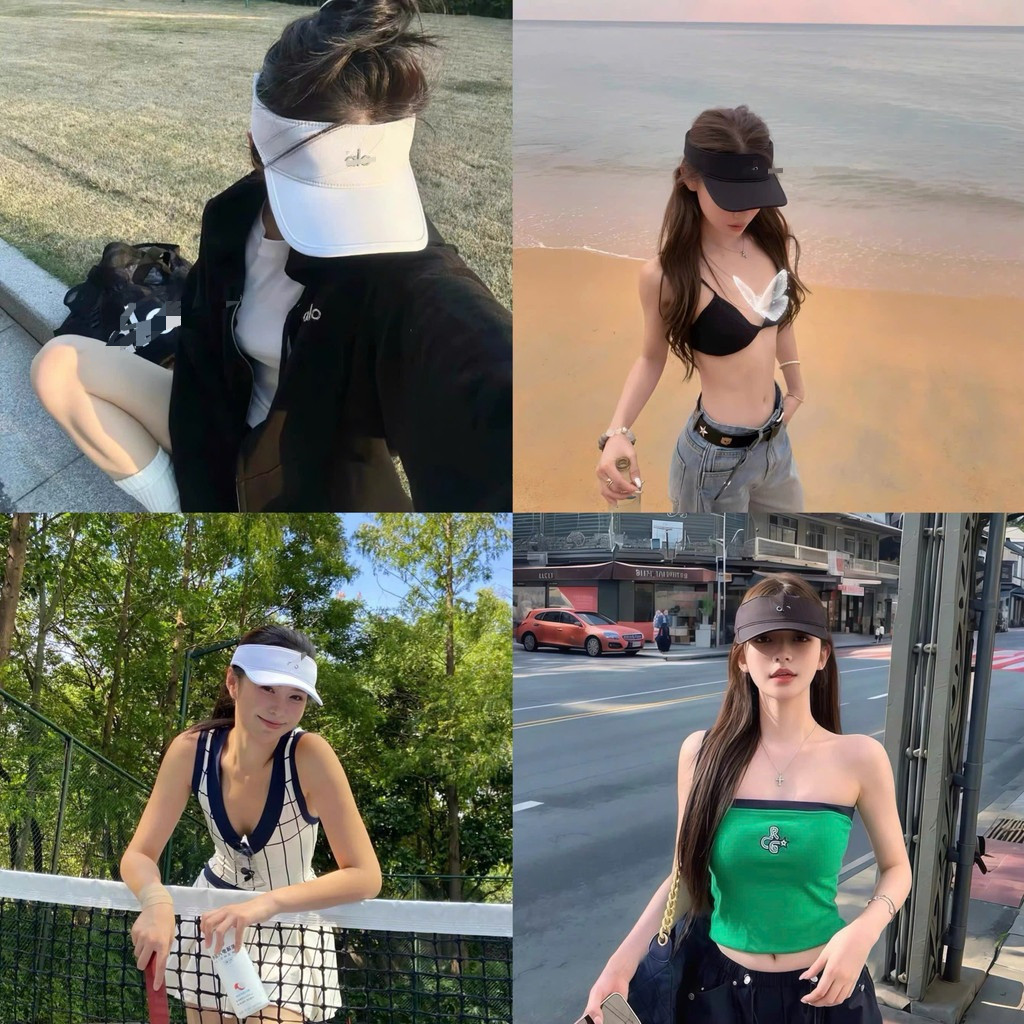 [K164] Mũ chống nắng nửa đầu nam nữ chơi thể thao ngoài trời, nón chạy bộ chơi tennis chống UV hiệu quả | BigBuy360 - bigbuy360.vn