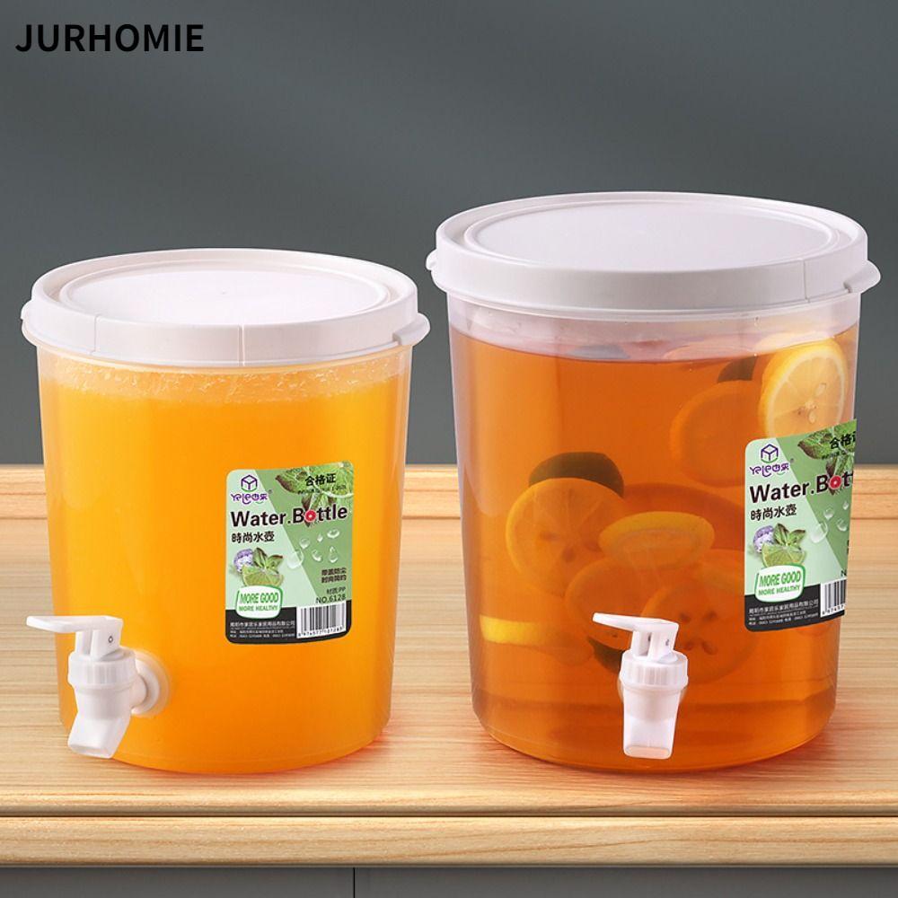 Ấm đun nước ép gia đình JURHOMIE, Đế chanh có nắp Tủ lạnh Ấm đun nước lạnh, Bình đựng nước ép Vòi đự
