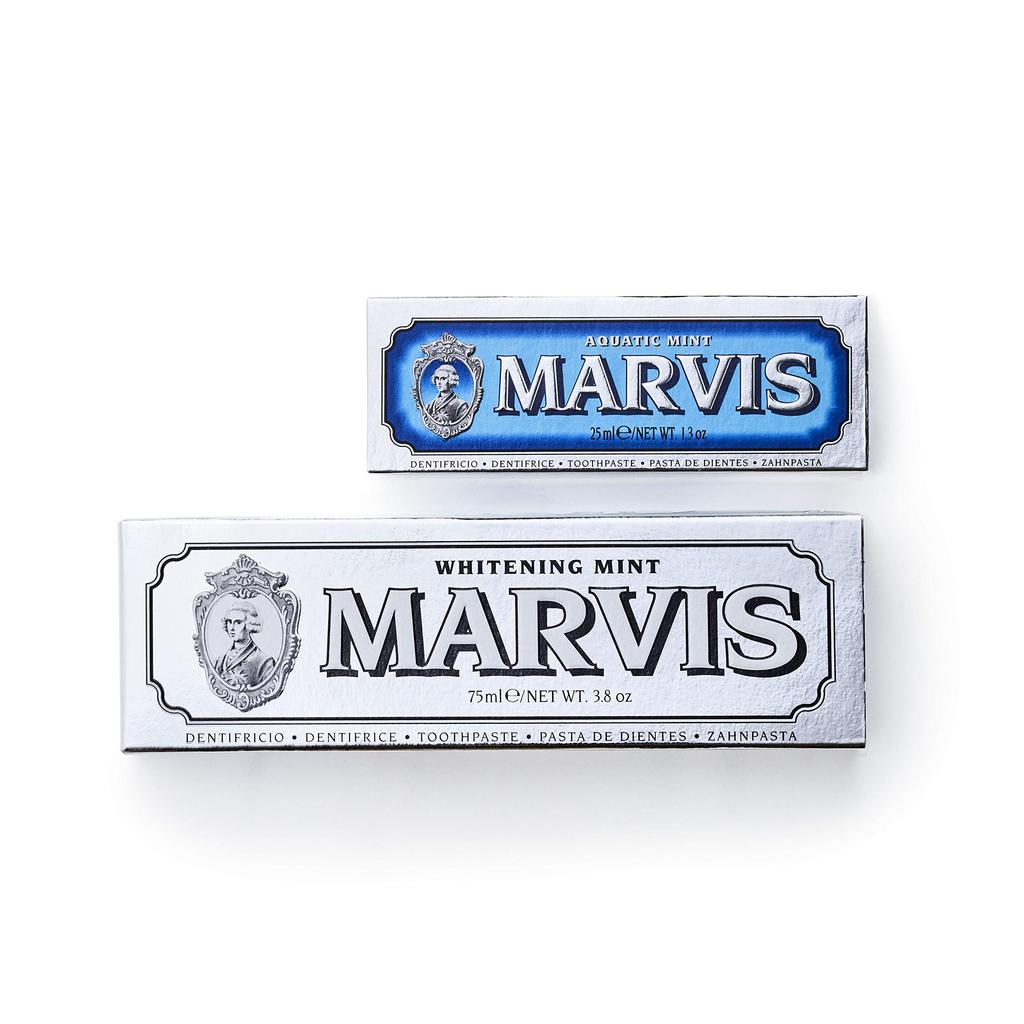 Bộ Kem Đánh Răng MARVIS White Mint Kèm Tuýp Mini/ MARVIS Toothpaste Duo Set White Mint/ Direct from 