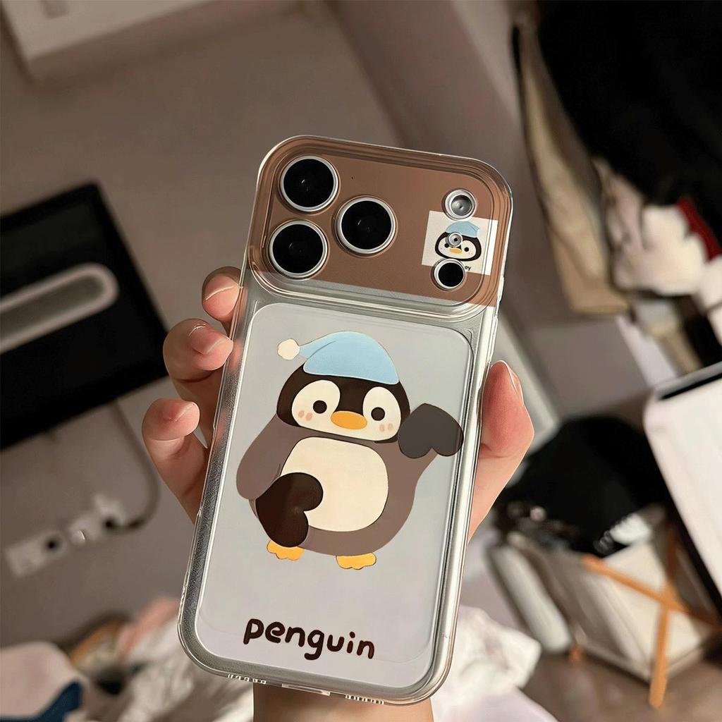 Pyjama Penguin cho 16 trường hợp iPhone 17Air Space Case 14/13/11Pro