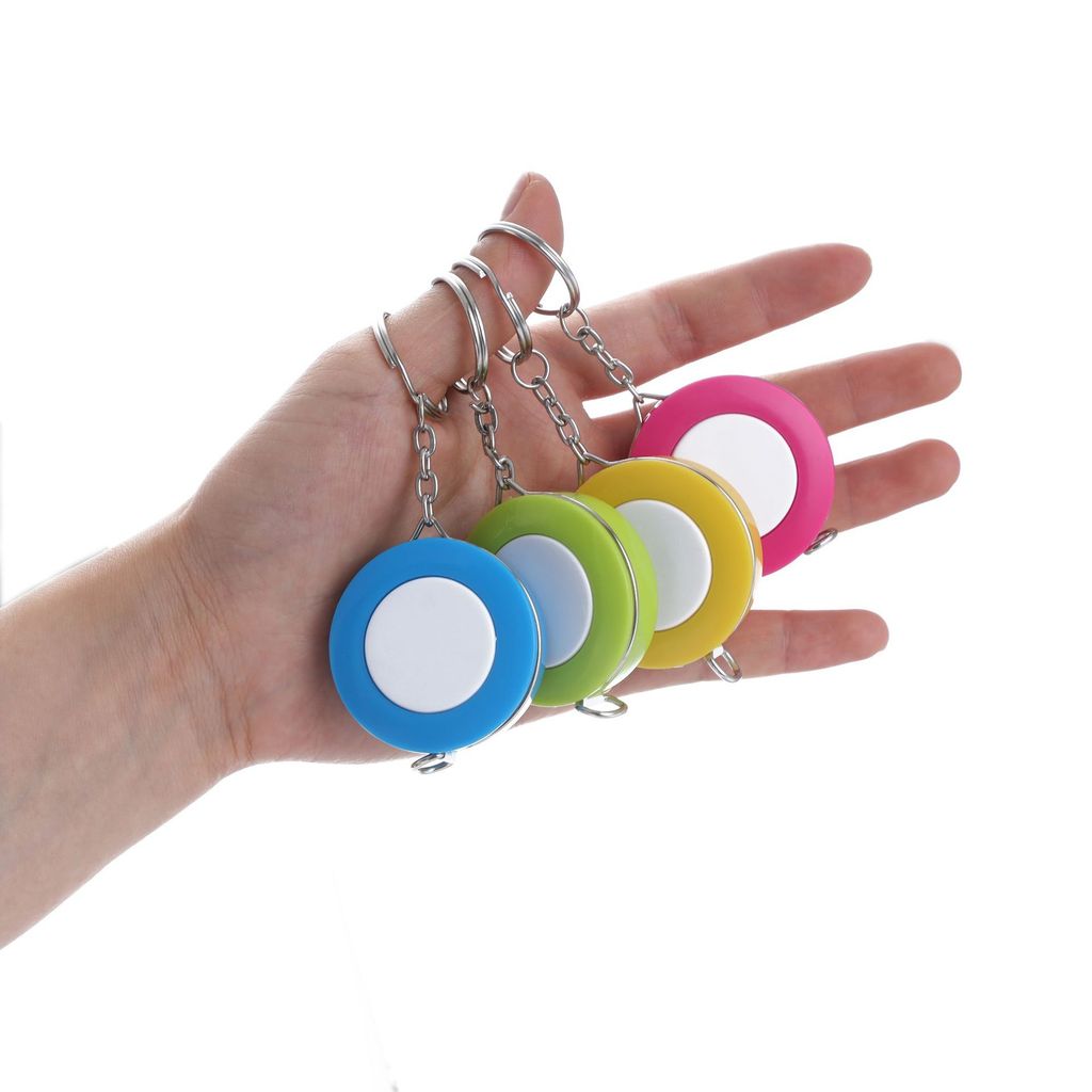 Mini Móc Khóa Băng Đo Băng Đo Băng Tự Động Có Thể Thu Vào Băng Mềm Đo Màu Kẹo Di Động Đo Tiện Ích.m 