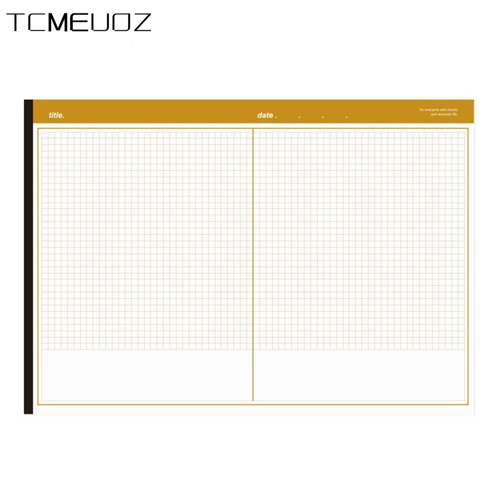 TCMEUOZ 20 Tờ / Sách B5 Notebook, Notepad có thể xé ngang, Pad pháp lý B5 đa chức năng Học sinh