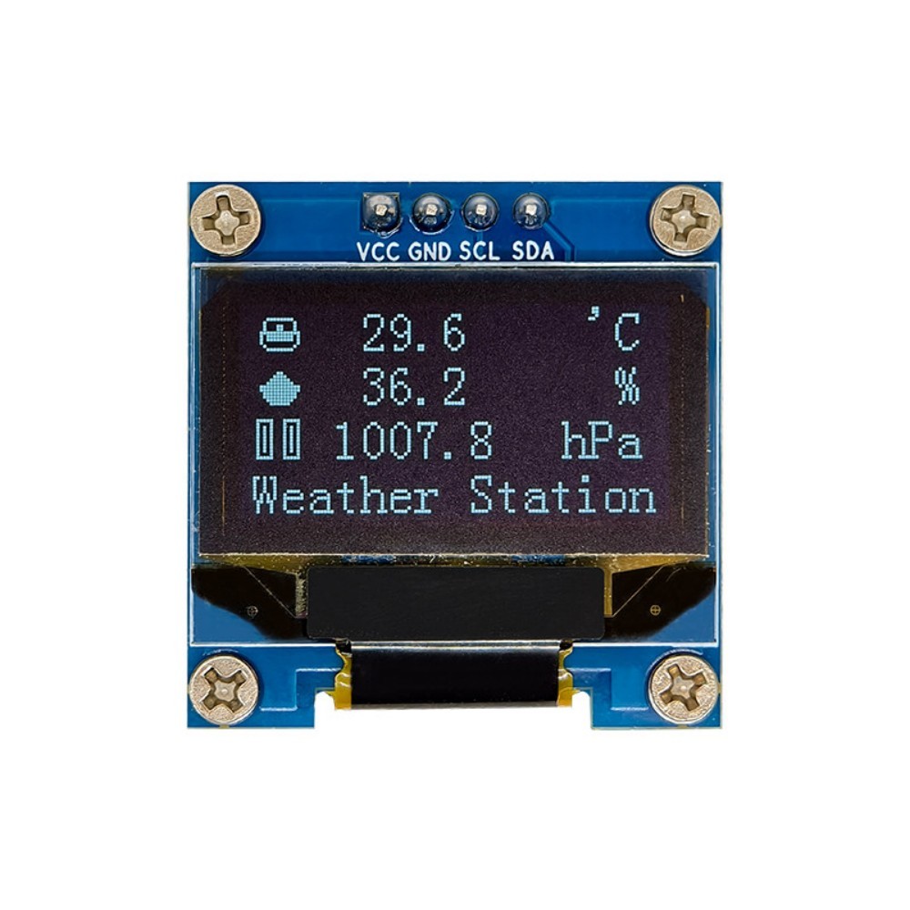 ESP12 ESP8266 BME280 Mô-đun độ ẩm nhiệt độ áp suất khí quyển 0,96 Inch Màn hình OLED 5V để giám sát 