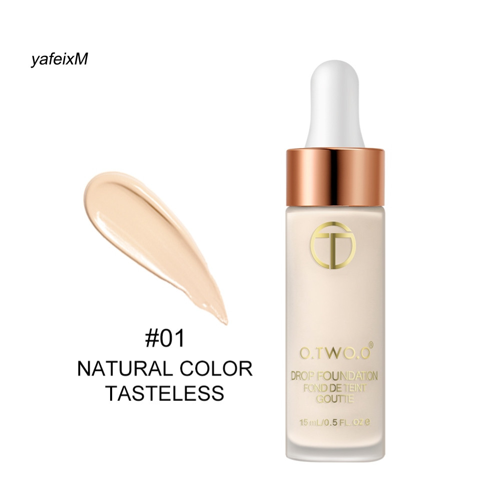 Yafeixm OTWOO Liquid Foundation Makeup Base Oil Free Full Coverage Concealer Mỹ phẩm