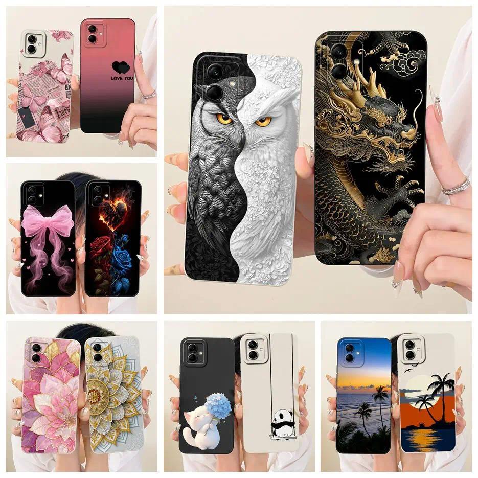 Dành Cho Samsung Galaxy A04 A04e Ốp Lưng Cú Rồng Sơn Vỏ Silicon Mềm Cho Samsung A04 A 04 e Galaxy A0