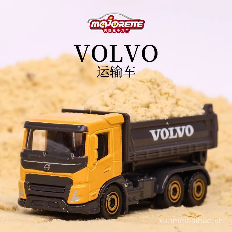Morette Mô Hình Xe Mô Phỏng Hợp Kim Volvo Kỹ Thuật Xe Vận Chuyển Đồ Chơi Bé Trai