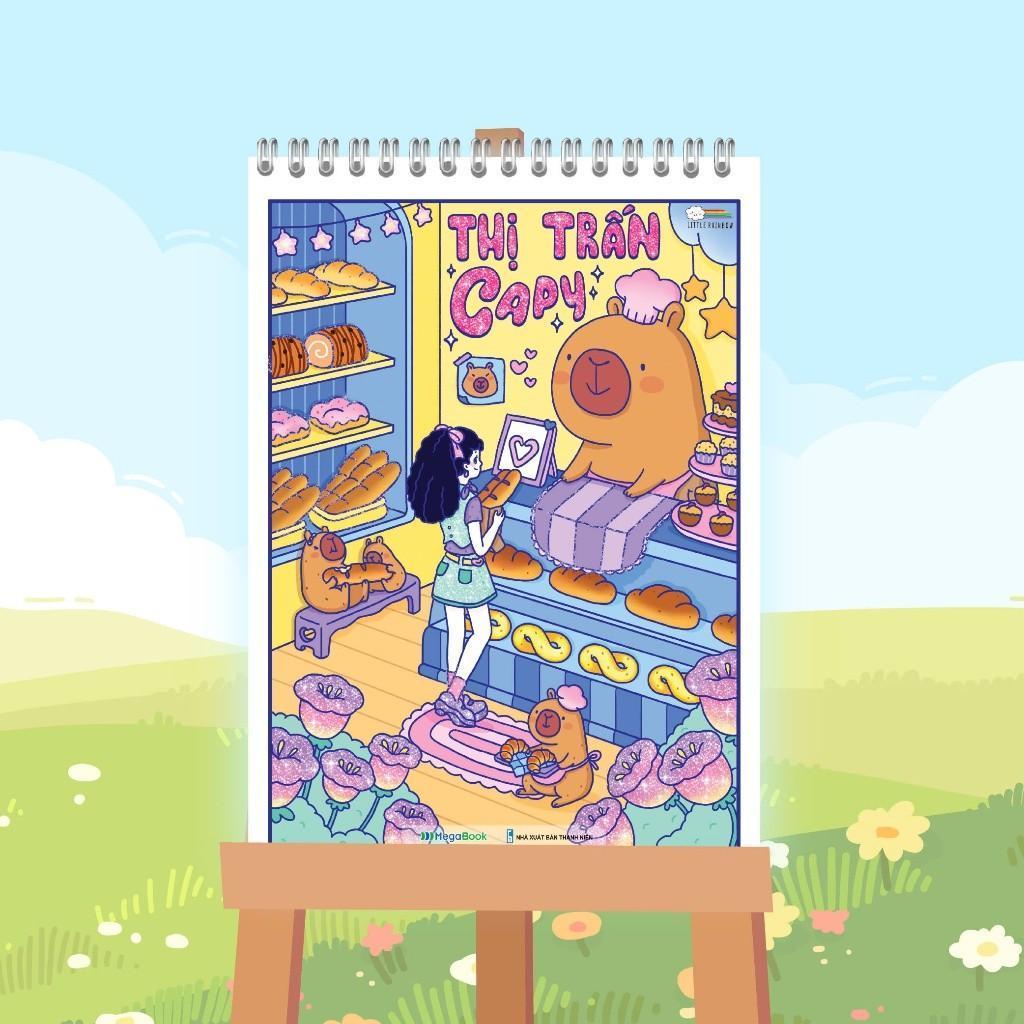 Sách Tô Màu - Thị Trấn Capy - Megabook
