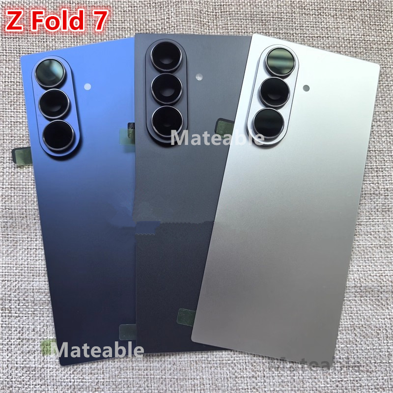 Nhà Ở Cho Samsung Galaxy Z Fold 7 F966 Kính Mặt Sau Pin Cửa Camera Sửa Chữa Ống Kính Bộ Thay Thế