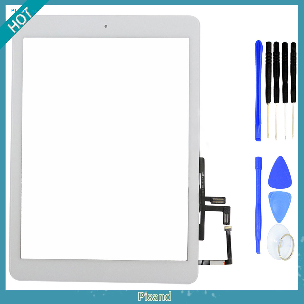 Màn hình số hóa cảm ứng Pisand + Keo dán + Nút Home Flex cho iPad Air A1474 A1475