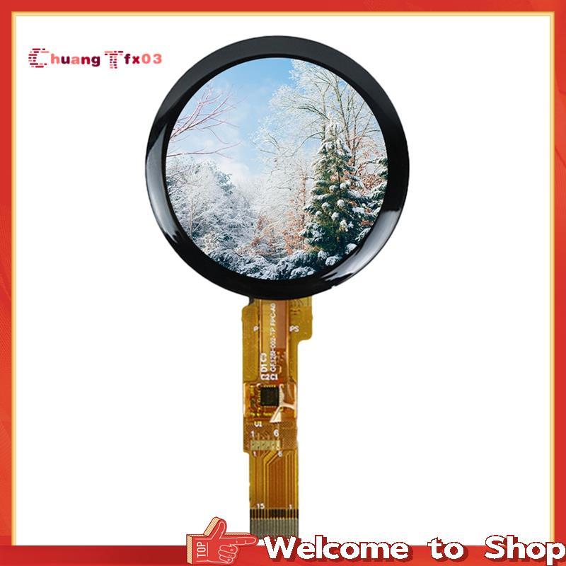 【 Chuangtfx03 】 Màn hình cảm ứng điện dung IPS tròn 1,28 Inch Giao diện SPI 4W 15Pin GC9A01 Trình đi