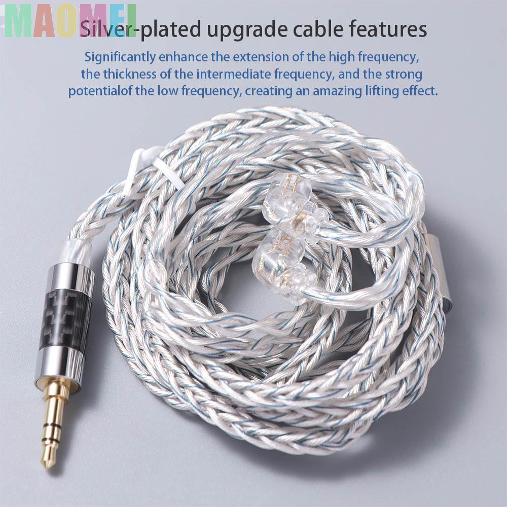 Dây tai nghe MAOMEI KZ, Cáp Uparade 784 lõi Cáp tai nghe KZ, Phụ kiện tai nghe Âm thanh di động Mạ b