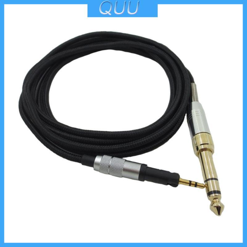 QUU ATH M50x Cáp AUX 6 Bộ chuyển đổi 35mm cho tai nghe M40X M50X M60X M70X 200cm