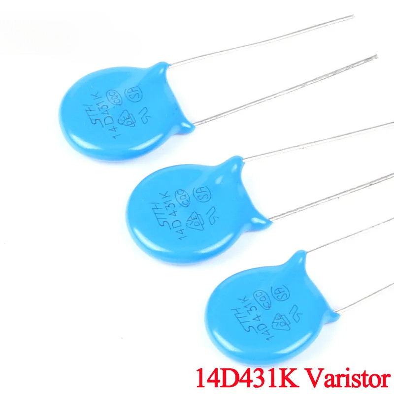 20 Cái / 5 Chiếc Varistor 14D431K 14D-431K 14D431 430V Điện trở phụ thuộc điện áp kim loại VDR VSR Đ
