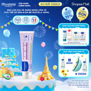  Kem Làm Dịu và Ngăn Ngừa Hăm Tã Cho Trẻ Sơ Sinh & Em Bé Mustela 100ml 