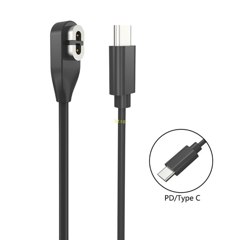 Btsg Cáp sạc USB C từ tính Bộ chuyển đổi dây cho AS800 AS803
