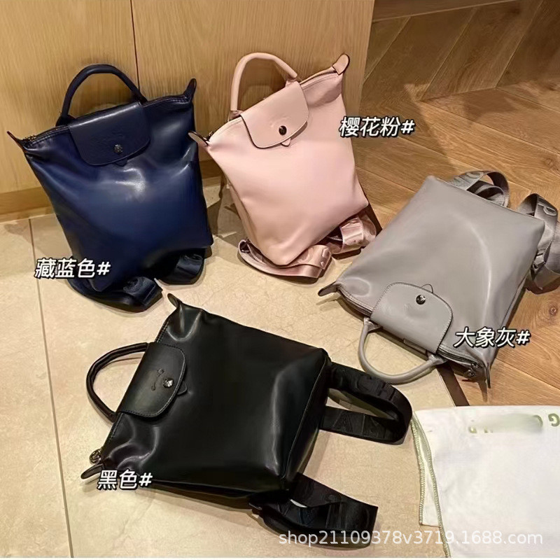 Long*  New Full Leather Backpack Unisex Fashion Casual Backpack Large Capacity Travel Backpack Trend