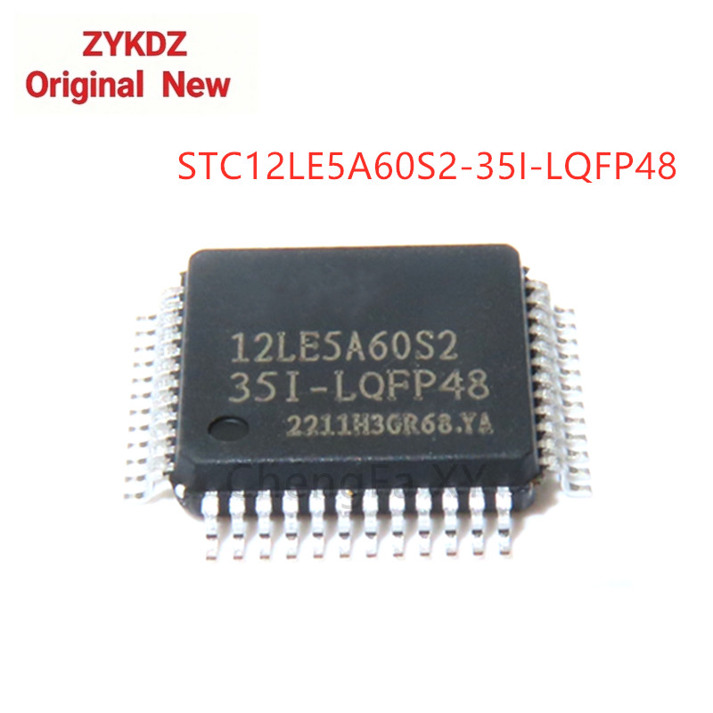 1 CÁI STC12LE5A60S2-35I-LQFP48 STC12LE5A60S2 12LE5A60S2 Còn hàng LQFP48