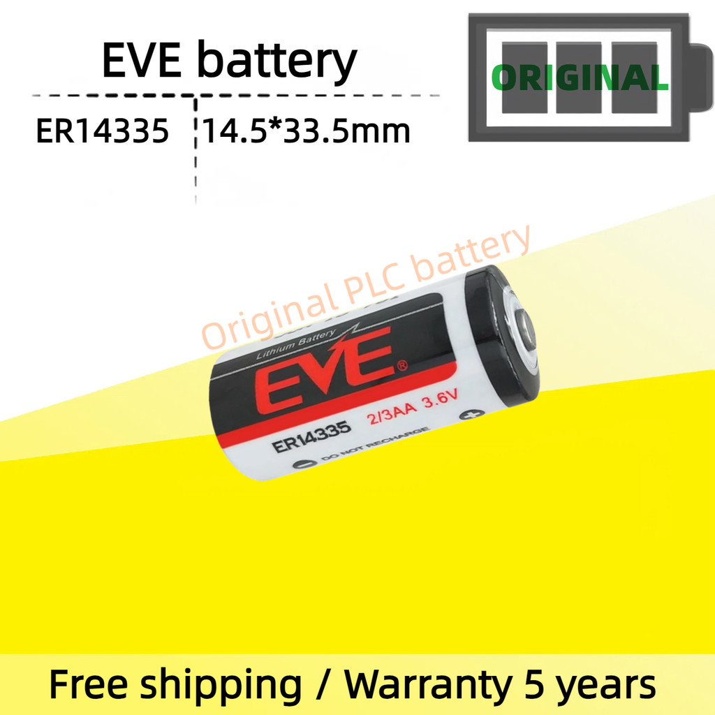 Pin EVE ER14335 3.6V 2 / 3AA Báo Động Khói Hydro Sulfide Detector Pin lithium Chính Hãng