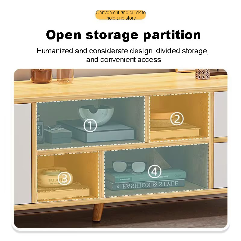 Kệ tivi gỗ kệ trang trí 2 ngăn phòng ngủ hiện đại MDF bền đẹp chống mối mọt tiết kiệm diện tích phòng khách | BigBuy360 - bigbuy360.vn