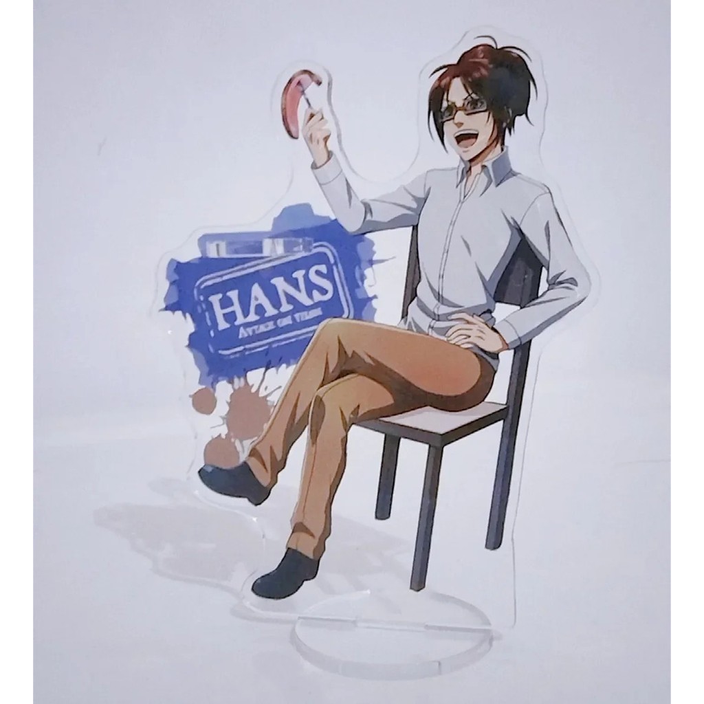 Standee Anime Attack on Titan AOT Mô Hình Mica Trang Trí Nhân Vật Levi Eren Hange Mikasa Erwin Smith