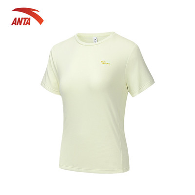 ANTA Nữ Training Áo thun Thể Thao Chạy Bộ Tập Gym Pickleball Cầu Lông Siêu Thoáng Khí  1625E5109