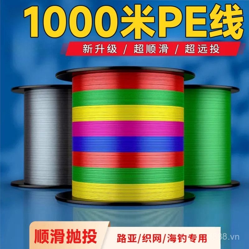 Dây Câu Cá PE 500m Cho Câu Cá Ngoài Trời - Chất Liệu PE, Độ bền cao