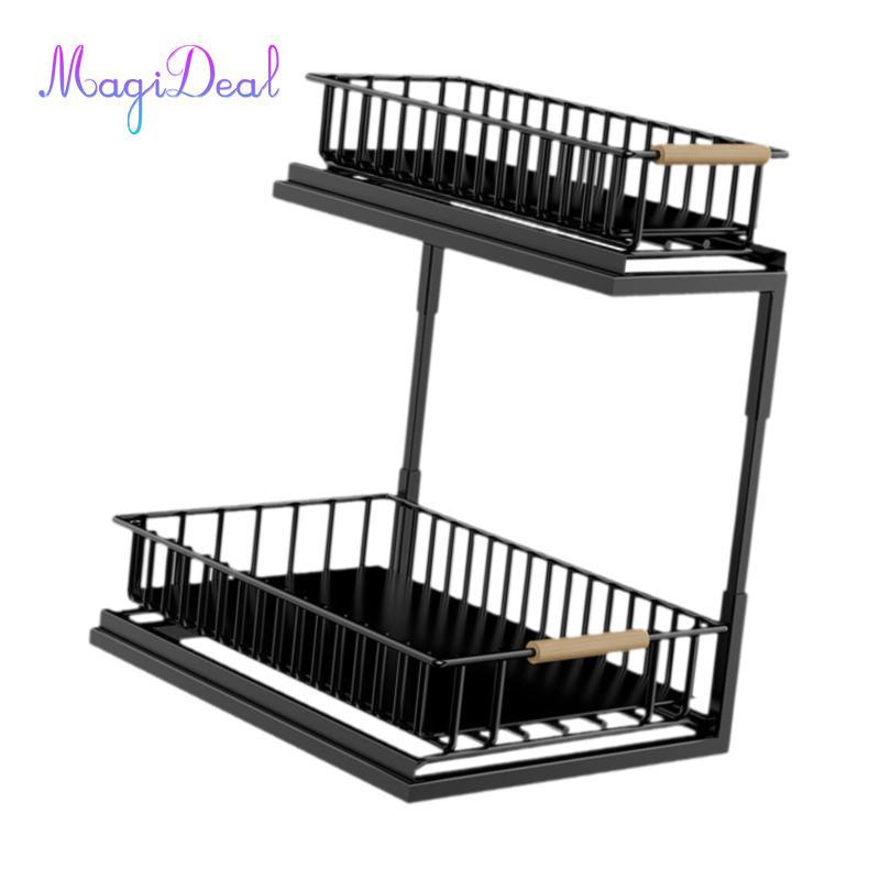 MagiDeal Under The Sink Organizer Under the Sink Organizer Kitchen for Office Kitchen