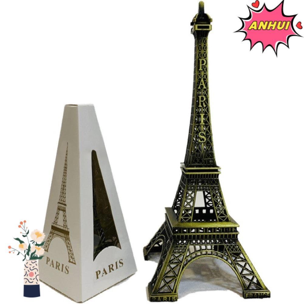 Tượng tháp Eiffel ANHUI, Mô hình tháp Eiffel kim loại bằng đồng, Thiết kế tinh tế 7 kích cỡ có hộp Đ