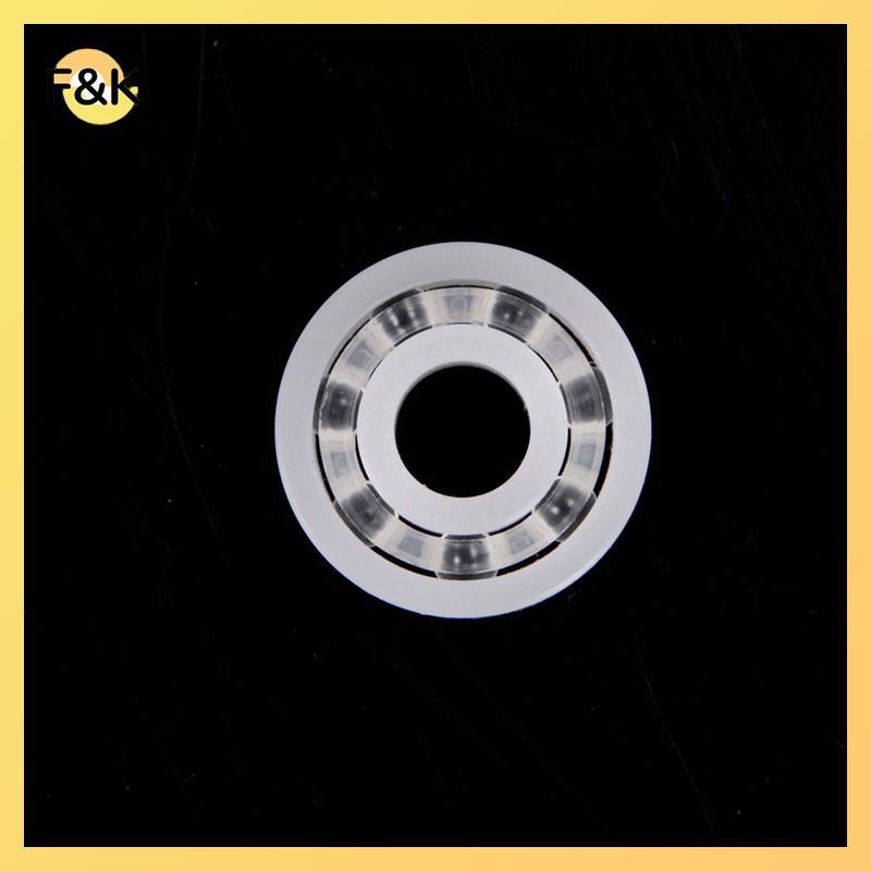 F & K 1 Vòng bi nhựa PP 608 Quả bóng thủy tinh 8 * 22 * 7mm.